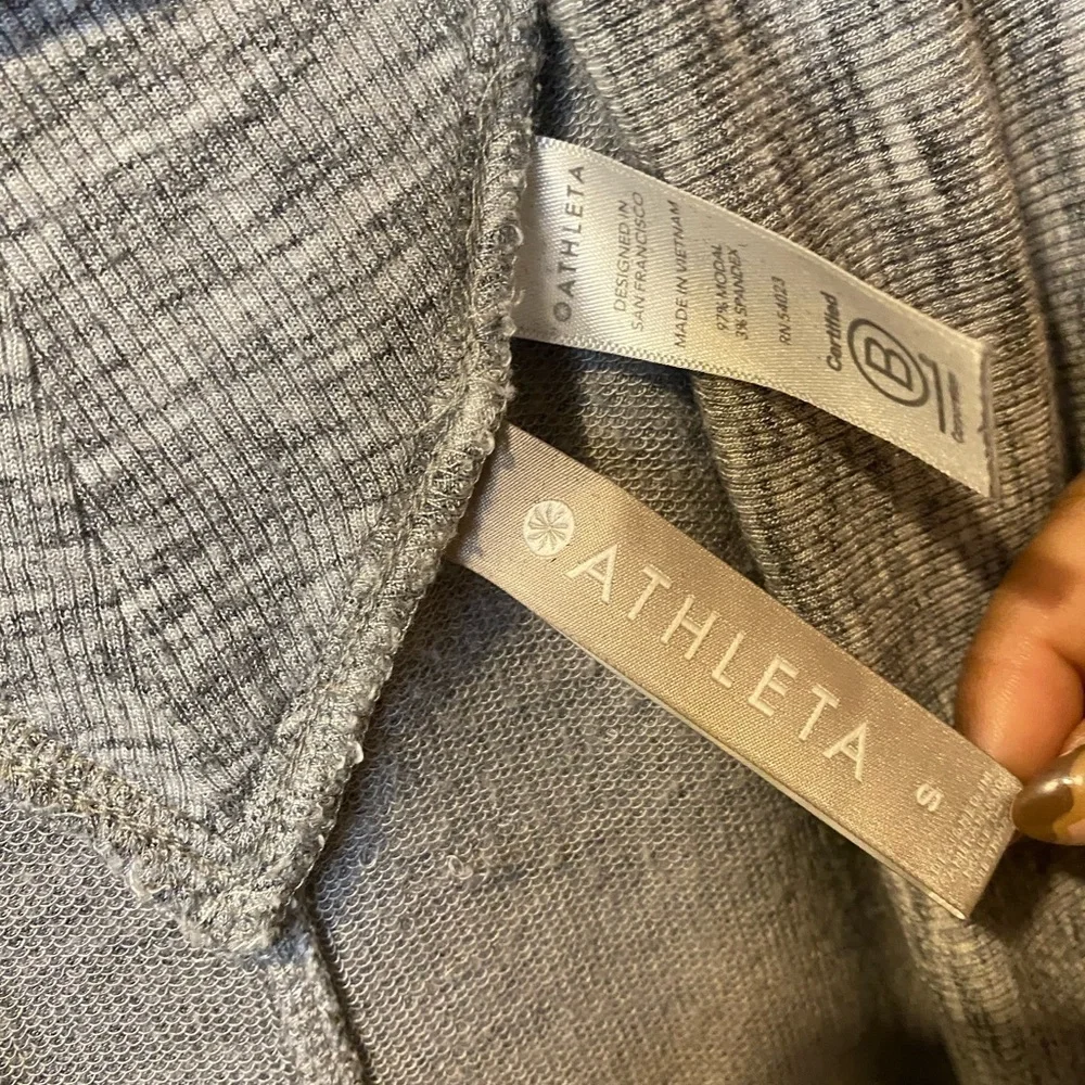 Athleta Grey Cardigan Size S